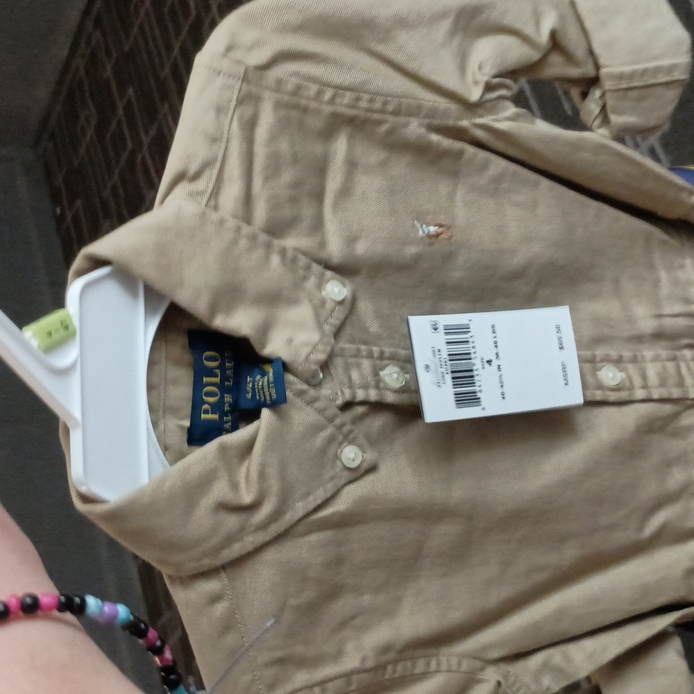 Ralph Lauren button up dress with belt